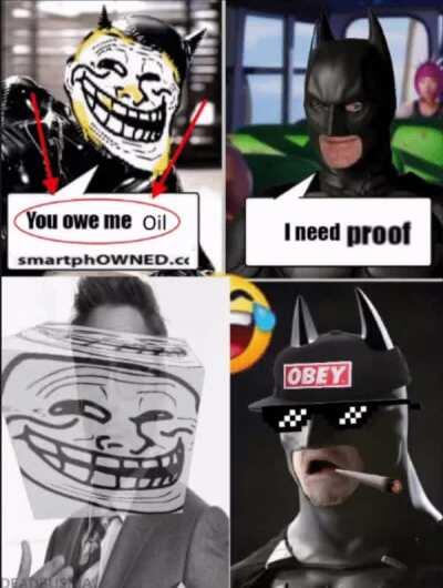 batman noo she is scammer dont give her oil 😭😭😭😭😭