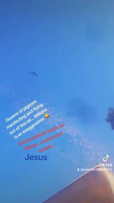 Guy thinks he's Krishna or Jesus Christ? 