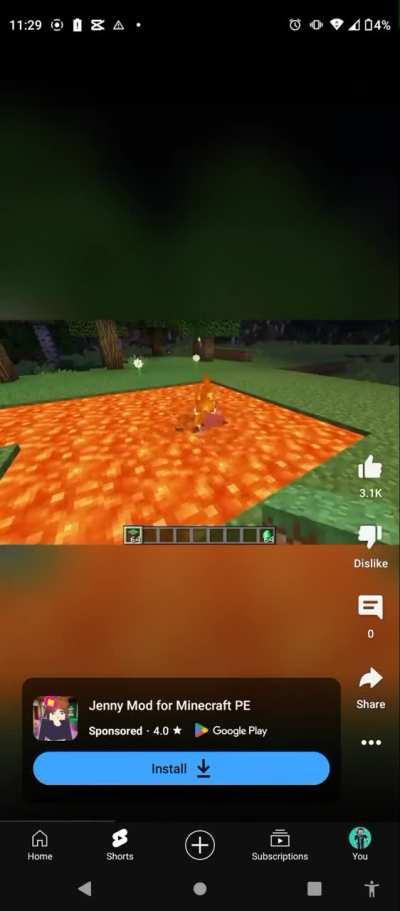 I thought Minecraft was a kids game