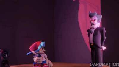 dad battle (fnf 3D animation!)