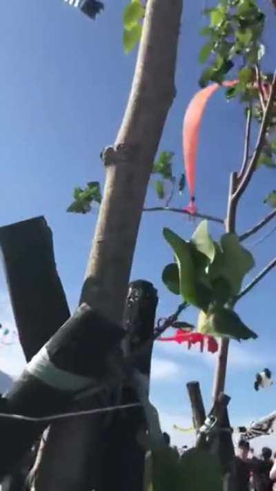 3 year old gets caught in kite and is sent flying during Hsinchu’s kite festival