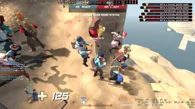 Conga line of death.