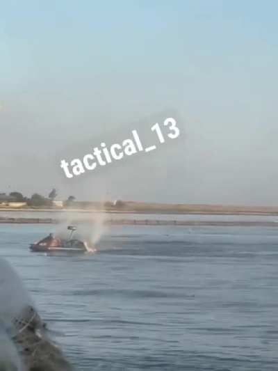 RU POV: Point-blank shooting of Ukrainian BEK off the coast of Crimea