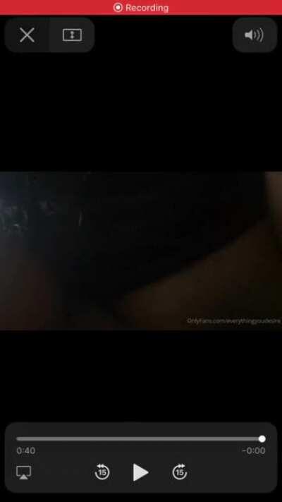 SHE DRILLING HERSELF