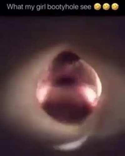 Well, he only used his fingers and tongue. And a lot of eyes.