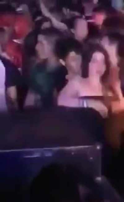 Public sex at a music festival