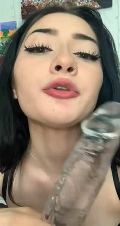 Latina ahegao slut