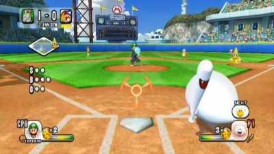 A drive into deep left field by (Boo)