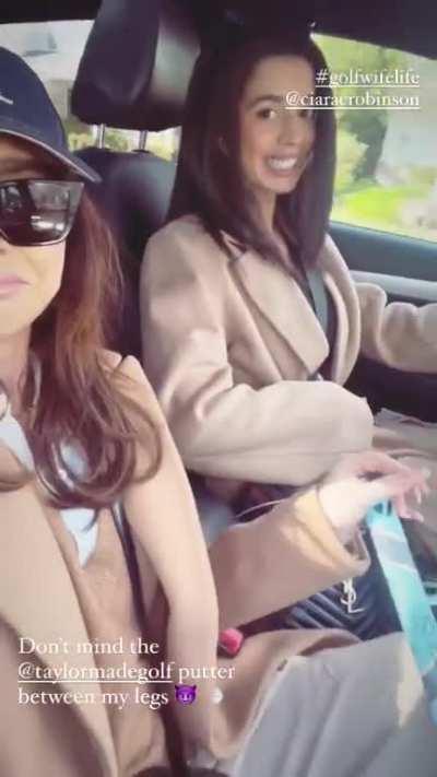 Heading to the golf course