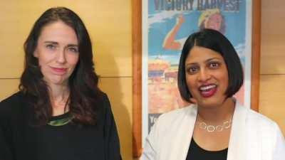 ന്യൂസീലൻഡ് പ്രധാനമന്ത്രിയുടെ തിരുവോണാശംസകൾ.