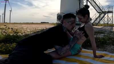 My girl who likes to fuck in weird places