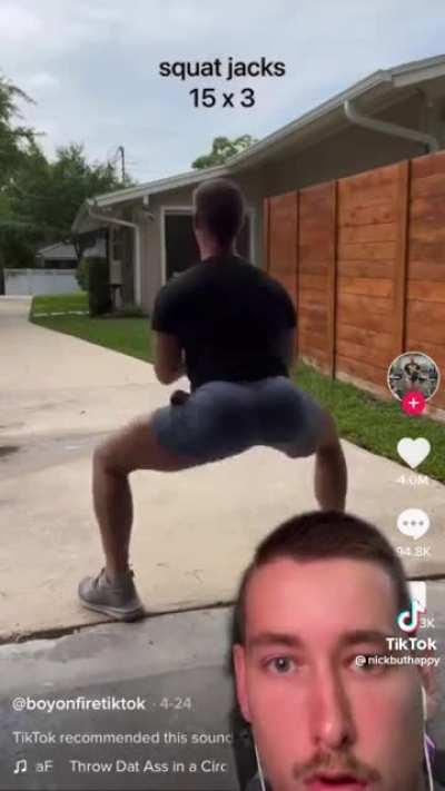 wait, it was a workout vid?