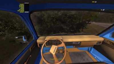 (Volume Down) jani is trying to show his driving skills but fails.