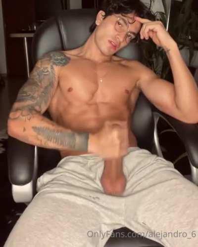 Hot jerking and cumshot