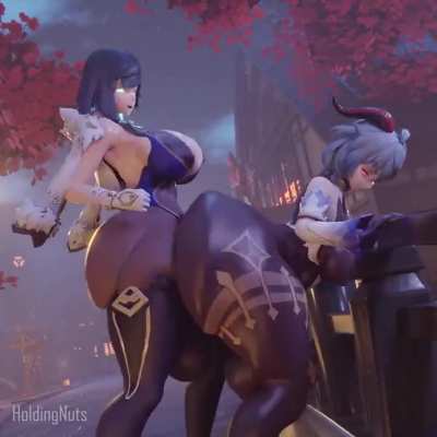 Genshin Impact huge cumload 