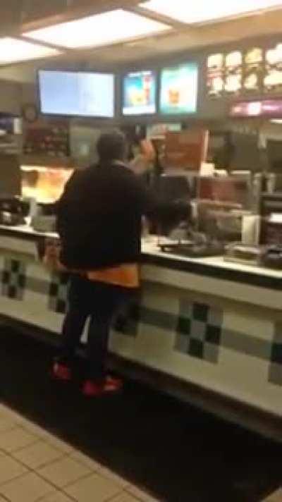 Classic Karen going off at McDonalds