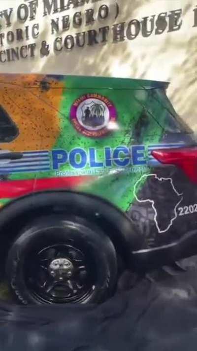 Black History Month police car unveiled in Miami