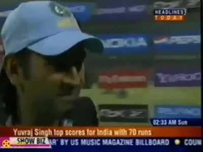 When ravi doubted Dhoni's team. This was his response.