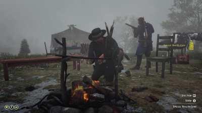 Guy wouldn’t leave our camp and stop pestering us so my friend dealt with him swiftly