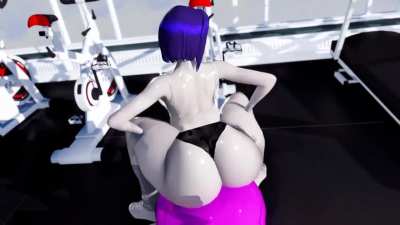 Raven Yogaball Workout With Cartoon Sound Effects