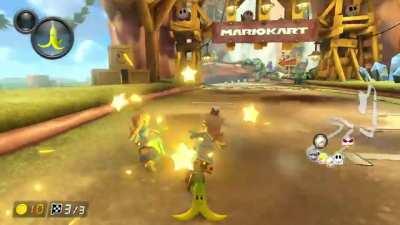 [MK8DX] Geeked about this play