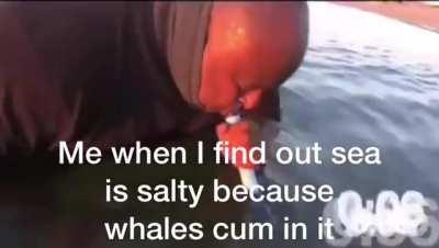 Don’t ask me how I know cum is salty