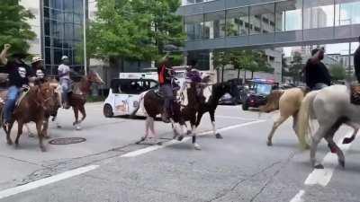 What in peaceful demonstration
