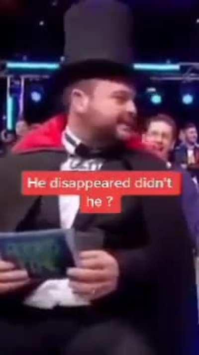 The boy's expression