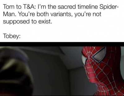 Tobey: I missed the part where that’s my problem.