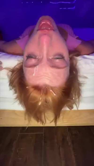 She loves to get throat fucked
