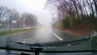 We drive in that lane every week but I decided today to stay in the right lane due to rain