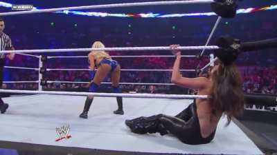 Kelly Kelly Stinkface to Brie Bella