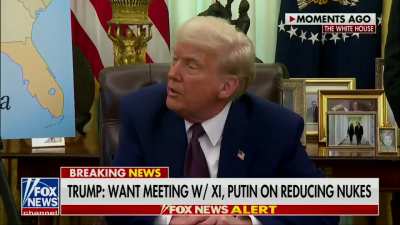 Trump on tariffs in the US -  ''There's nothing to study. It's gonna go well.''