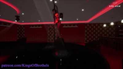 King of Brothels - Strippers Working the Pole