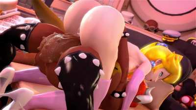Huge Cumload into Princess Peach