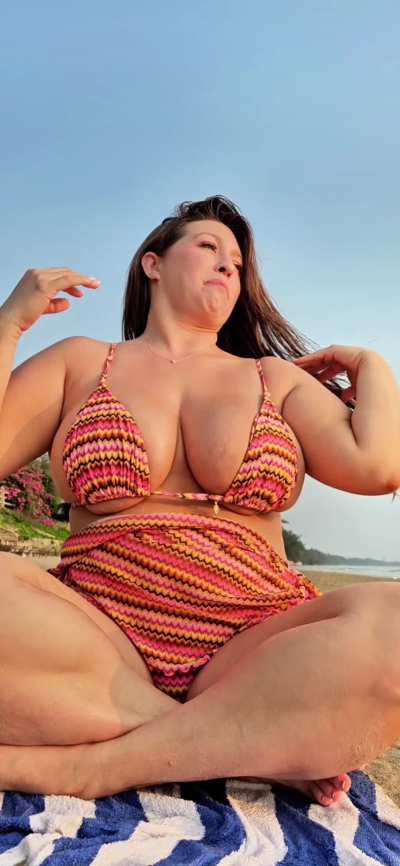 Even a swimsuit can’t contain them