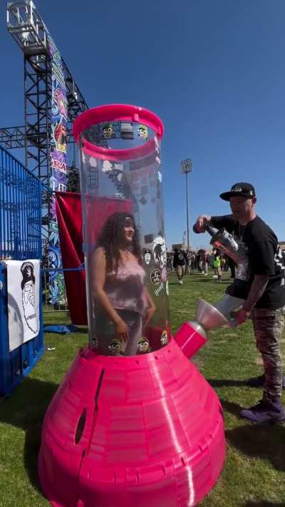 A giant bong you get hot boxed in