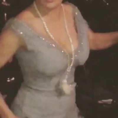Salma dancing at some afterparty