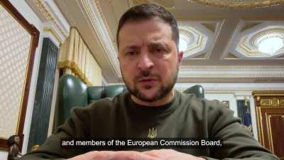 We in Ukraine need to speak in one voice with the world regarding defense supplies and increase pressure on Russia. President Zelensky's Latest Address. 02/02/23. Duration 4m26. English Subtitles.