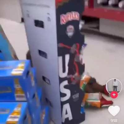 Little man went for a little booty.