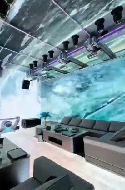 An immersive LED walled night club