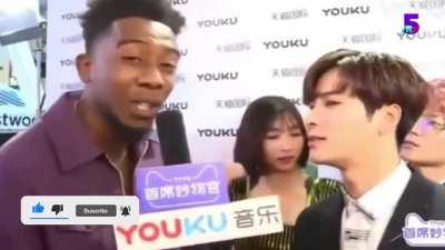 The girl thought he was rapping