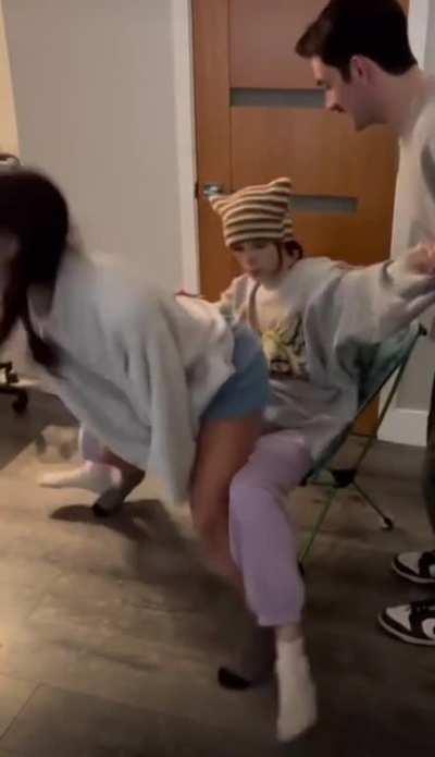 Enjoying a dance and then