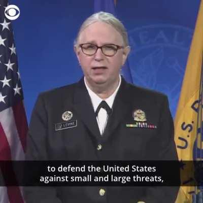 US assistant secretary for health is now an Admiral - Amazing