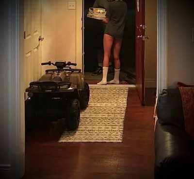 Second pizza delivery dare ✅