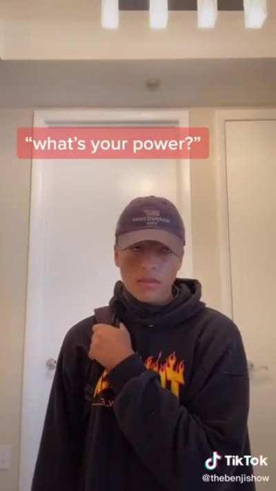 POV you attend a school for kids with superpowers, but the new kid is different