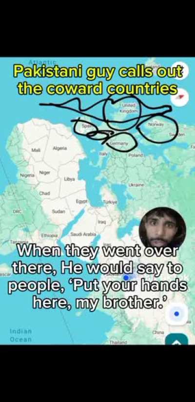 Pakistani saar exposes the truth about the coward countries 💪🏿