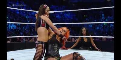Brie Bella dominating Becky
