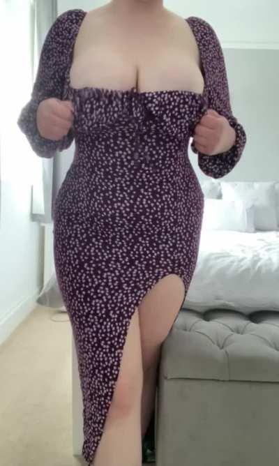 This dress was never going to hold the girls back anyway!