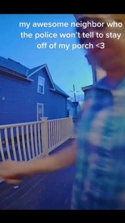 Neighbor wont stop ringing the doorbell